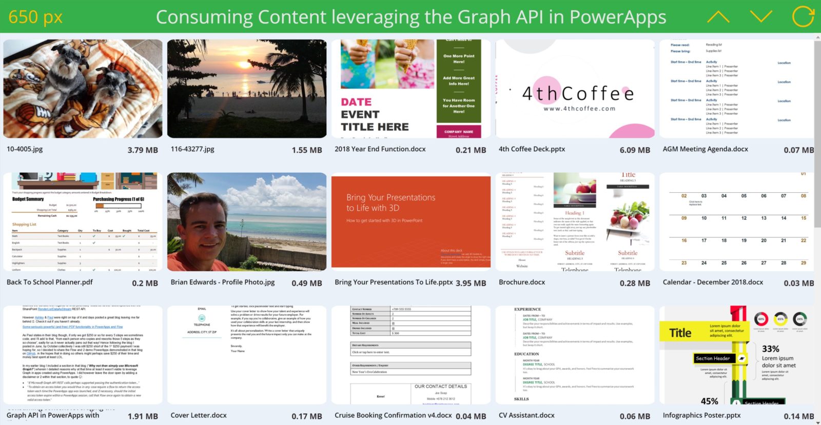Leveraging Graph APIs in PowerApps & Flow – PDFs